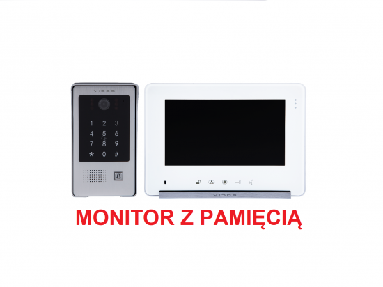Zestaw Monitor wideodomofonu Vidos M690W S2 + Stacja Bramowa wideodomofonu S20DA