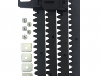 Faac 740 z ENKODEREM- zestaw  delta 2+ lampa led + listwa zębata
